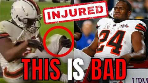 Nick Chubb Knee Injury Is Too Serious For Replay Ouch Video Ebaum S