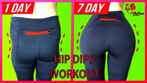 Stretching Workout To Best Hip Dips Workout 7 Days Challenge The