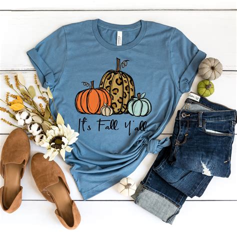 Its Fall Yall Shirt Fall Shirts Fall Tshirt Cute Etsy