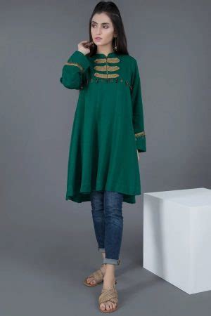 Warda Pakistani Designer Winter Shirts Kurtis Collection