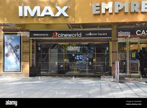 Cineworld Empire Cinema Leicester Square London Stock Photo Alamy