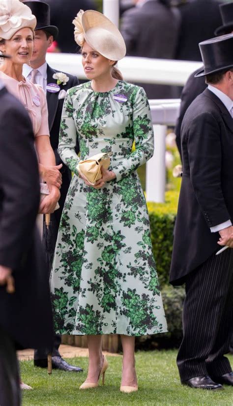 Princess Beatrice Looks So Elegant In A Green Floral Dress At The Royal