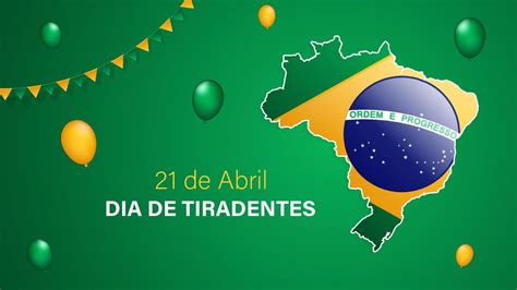 Tiradentes Day Brazilian Holiday Inscription In Portuguese