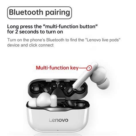 Lenovo Livepods Lp1 Tws Wireless Headphones Bluetooth Du Atelier Yuwa Ciao Jp