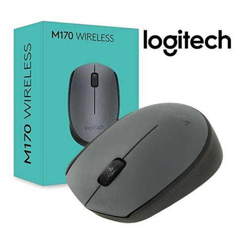 Logitech M170 Wireless Mouse - Grey - EVERCOMPS