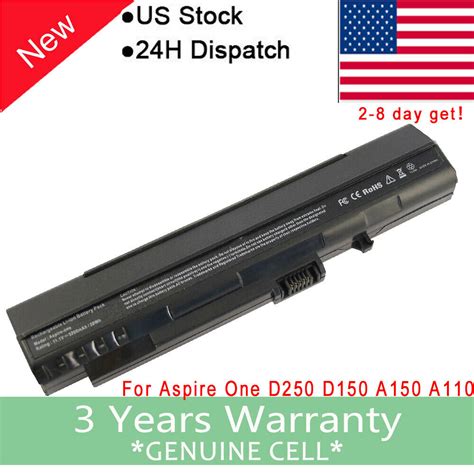 Battery For Acer Aspire One Zg A A D D Kav Kav Fast