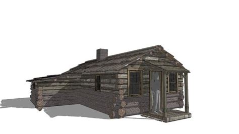 3d Warehouse On Twitter Log Cabin By Antonio Sketchup 3d Warehouse