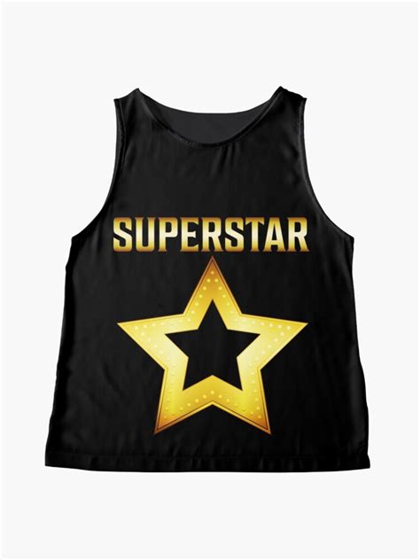 Superstar T Shirt Sleeveless Top For Sale By Bitsnbobs Redbubble