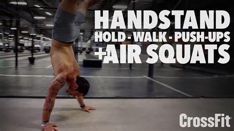 Handstand Hold Squats Handstand Walk Wod Demo 220911 Youtube