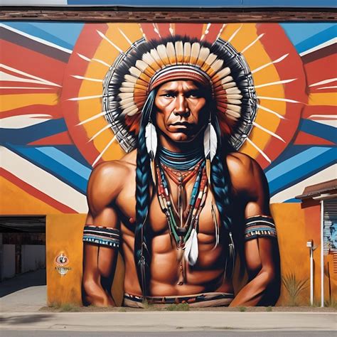 Premium Photo Street Art Murals Celebrating Indigenous Cultures And Traditions