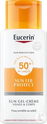 Eucerin Sun Leb Protect Sun Gel Creme Lsf Gesicht Und K Rper Ml