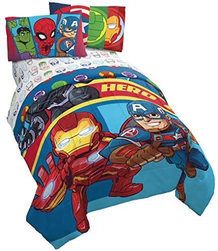 Marvel Super Hero Adventures Parure De Lit Pi Ces Pour Lit Simple