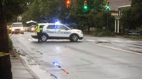 Truck Knocks Down Utility Pole Shuts Down South Boulevard Charlotte