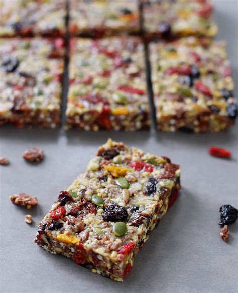 No Bake Granola Bars Vegan Recipe Elavegan