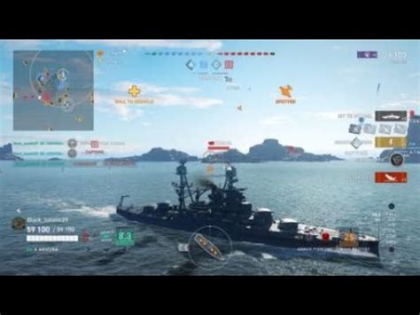 World Of Warships Legends Arizona Dev Strike Youtube