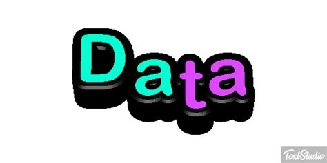 Data Word Animated  Logo Designs