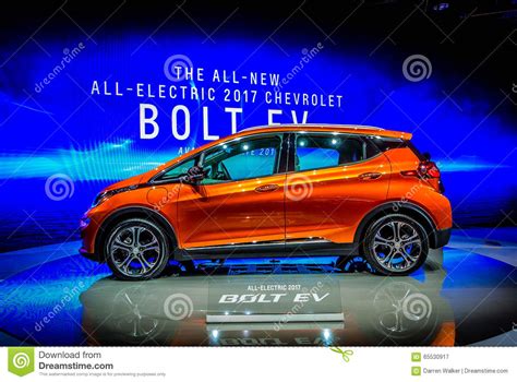 Chevrolet Bolt Ev Electric Vehicle Display Chevy Is A Division Of Gm