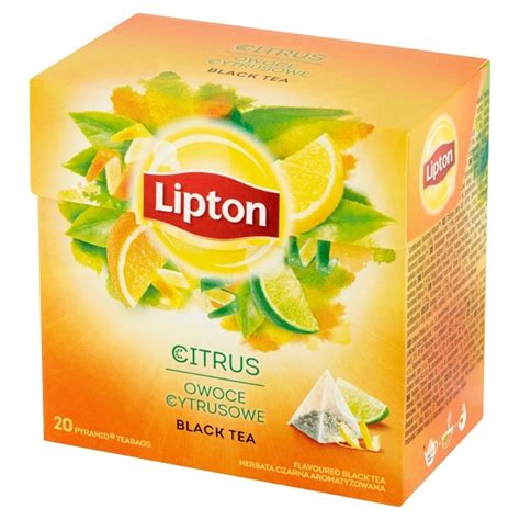 Herbata Lipton Czarna Owoce Cytrusowe Piramidki Sklep Kawa W Biurze I