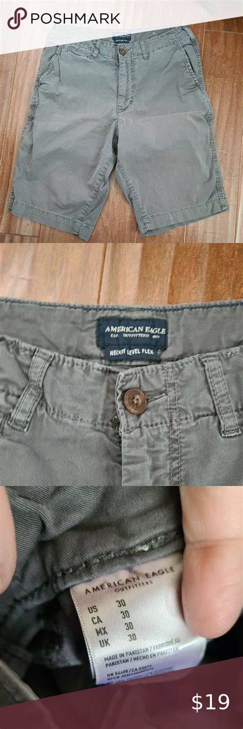 American Eagle Outfitters Mens Longer Length Shorts Inseam