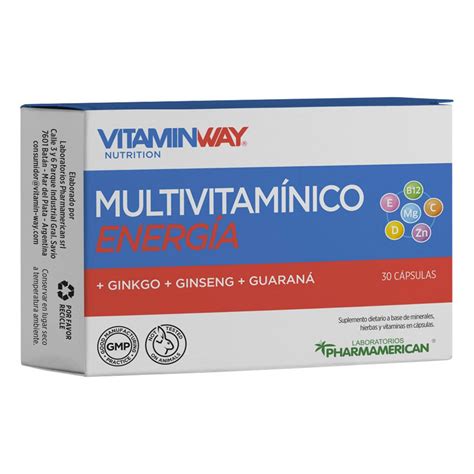 Vitamin Way Multivitam Nico Energ A X Comprimidos Farmacia Leloir