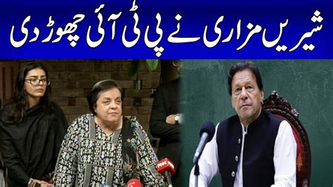 Breaking News Shireen Mazari Quit PTI 24 News HD YouTube