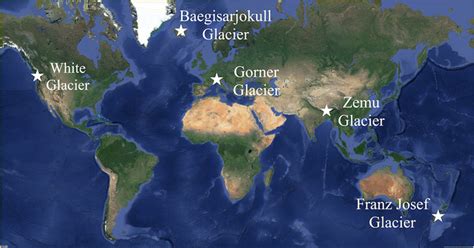 Global Glaciers Map