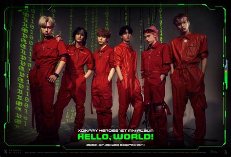 Xdinary Heroes 1st mini album 'Hello, World!' concept photos | kpopping