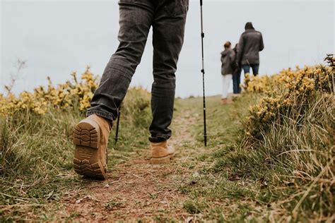 Hiking boots closeup, man trekking | Premium Photo - rawpixel