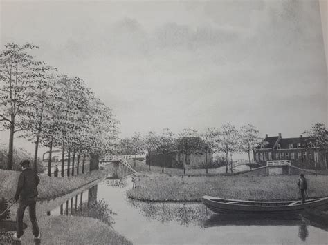 Leiden Netherlands Holland Canal City Painting The Nederlands