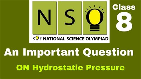 Nso Class 8 Nso Olympiad Class 8 National Science Olympiad Class 8 Youtube