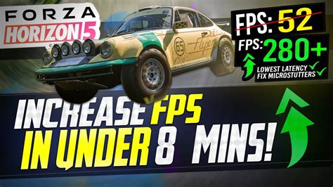 How To Increase FPS In FORZA HORIZON 5 In Under 10 Mins BEST