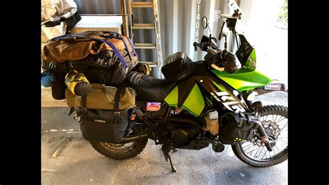 Klr 650 New Bag Set Up Youtube