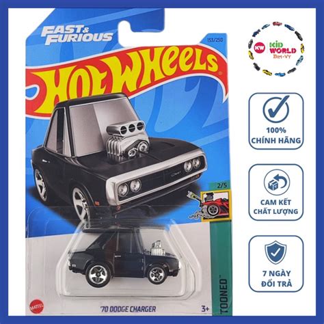Xe mô hình Hot Wheels basic Fast Furious 70 Dodge Charger HKG57 Shopee Việt Nam
