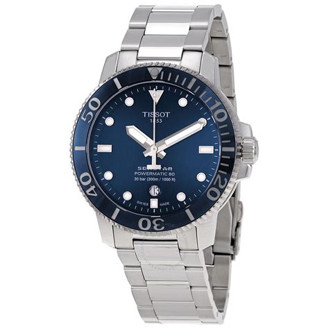 Tissot SEASTAR 1000 POWERMATIC 80 Automatic Blue Dial Men S Watch T120