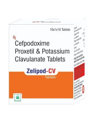 Zelipod Cv Cefpodoxime Proxetil Potassium Clavulanate Tablets 325 Mg At Rs 126 Box In Jaipur