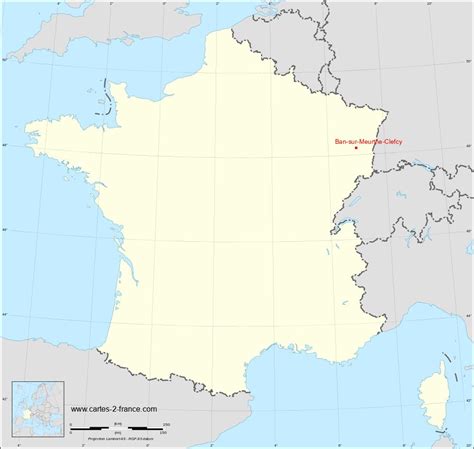 CARTE DE BAN SUR MEURTHE CLEFCY Situation géographique et population