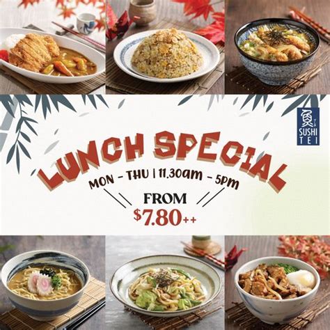 9 Oct 2023 Onward Sushi Tei Lunch Special SG EverydayOnSales