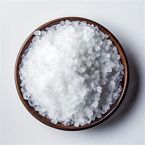 Premium Photo | Isolated of Kosher Salt Emphasizing Its Large Flaky ...