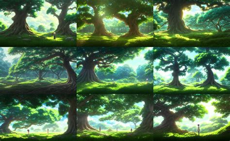 An Anime Movie Background Matte Painting Of A Great Stable Diffusion