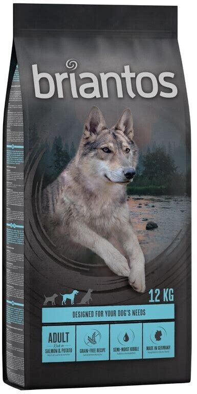 Briantos Adult Lachs Kartoffel Getreidefrei Hunde Trockenfutter Ab