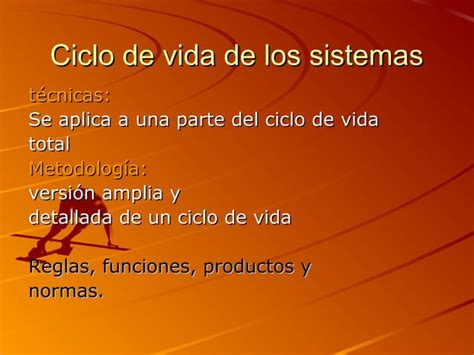 Ciclo De Vida De Un Sistema Ppt