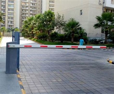 White Stainless Steel Boom Barrier System For Parking At Rs 50000 In Noida