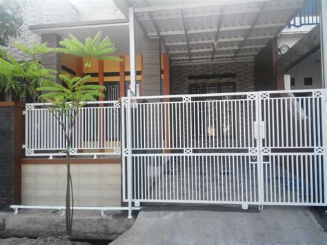 Model Pintu Pagar Dorong Minimalis Modern Dan Mewah Dilengkapi