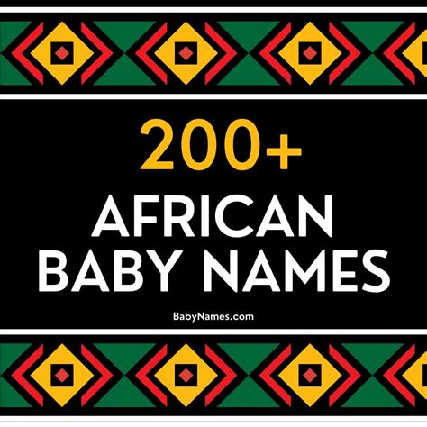 African Baby Names Meanings And Origins Babynames