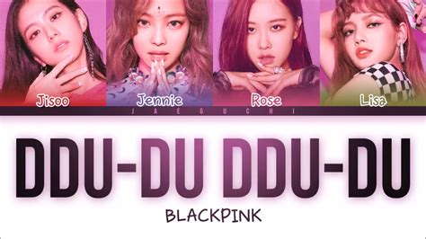 Blackpink Ddu Du Ddu Du Lyrics Youtube