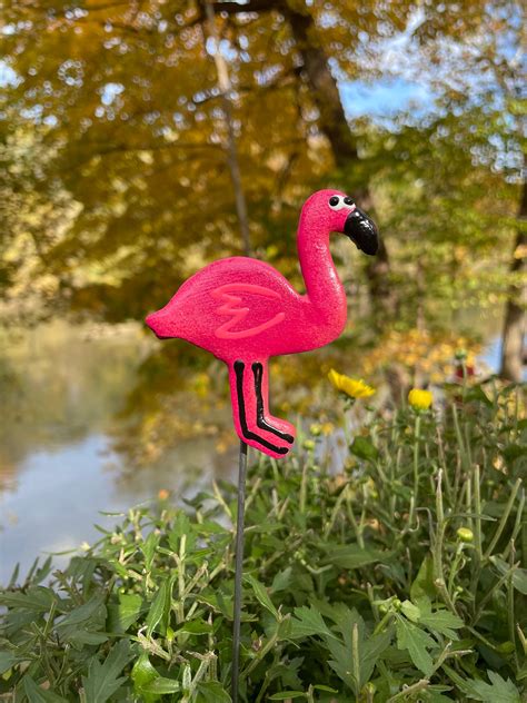 Pink Flamingo Garden Stakeyard Art Great Tlawn Decoroutdoor Garden Stakegarden Decor