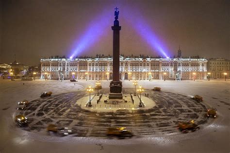 Palace Square In St Petersburg Russia