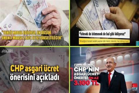 Chp Den Yeni Asgari Cret Nerisi Haberaraban Tr