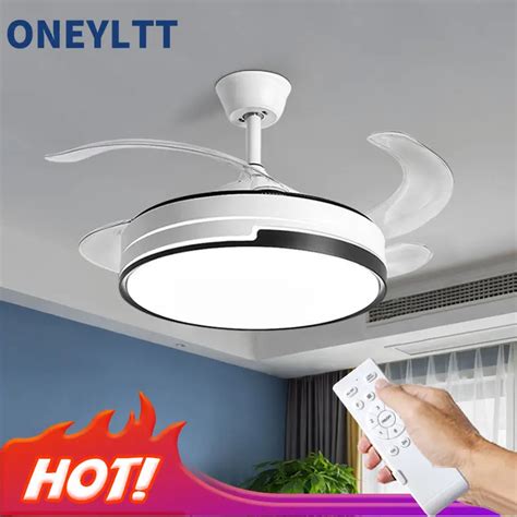 Yeni 110V 220V Nordic Tavan Vantilat R Oturma Odas Led G R Nmez Fan