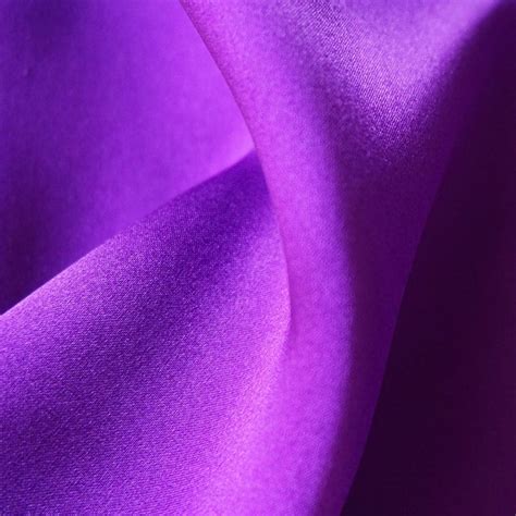 Silk Satin Dyed Bright Violet East And Silk Silk Fabric For Sale